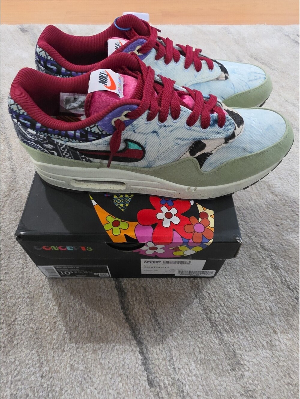 Nike air max cncpts mellow size 10.5 vnds